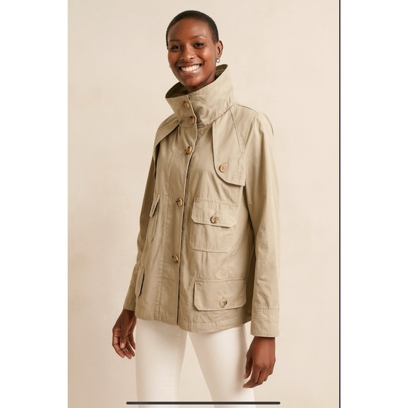 MR & MRS MACLEOD SAFARI JACKET UTILITY JUNGLE LIGHTWEIGHT NEUTRAL ADVENTURE 40-8 - Picture 1 of 13